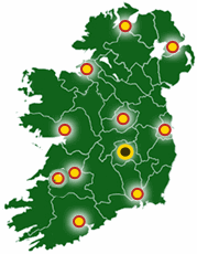 Casserly Transport Ltd. Destination Map
